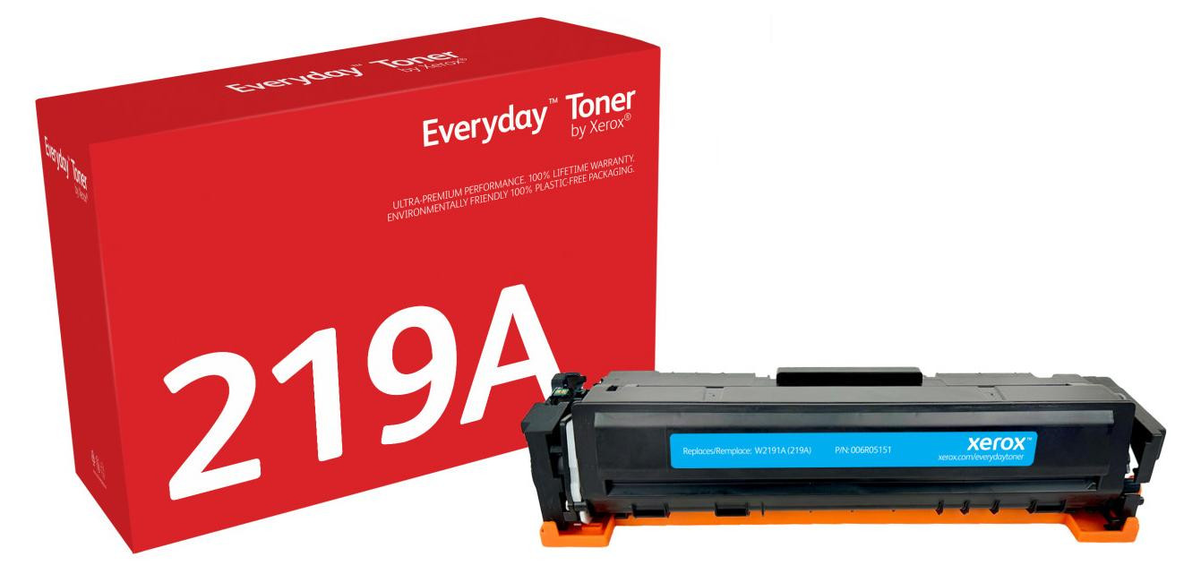 Xerox 006R05151 Everyday Toner voor HP 219A W2191A Cyan