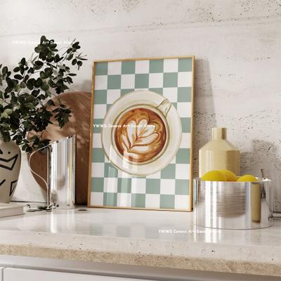 Inspired Living Bon Appetit Coffee Canvas Wall Art Modern Espresso Kitchen Decor 1 30x45cm No Frame