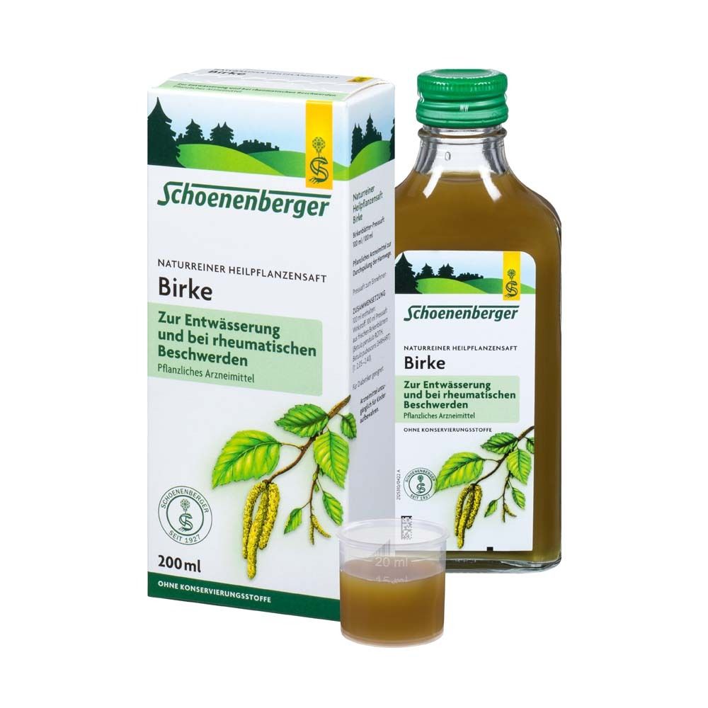 Birkensaft Schoenenberger Heilpflanzensäfte 200 ml Saft
