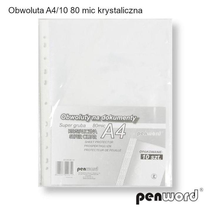 Penword Schutzumschlag A4 80 mic kristall 10 Stk (47594032)