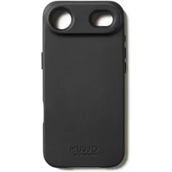 Mujjo Ledertasche - Ledertasche für iPhone Air (Apple iPhone 17), Smartphone Hülle, Schwarz