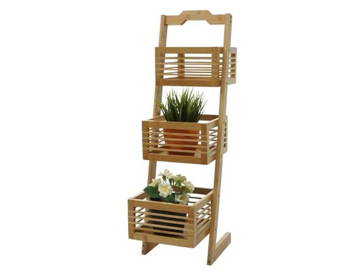 Mendler Regal HWC-M21 Bambus 77x23x30cm