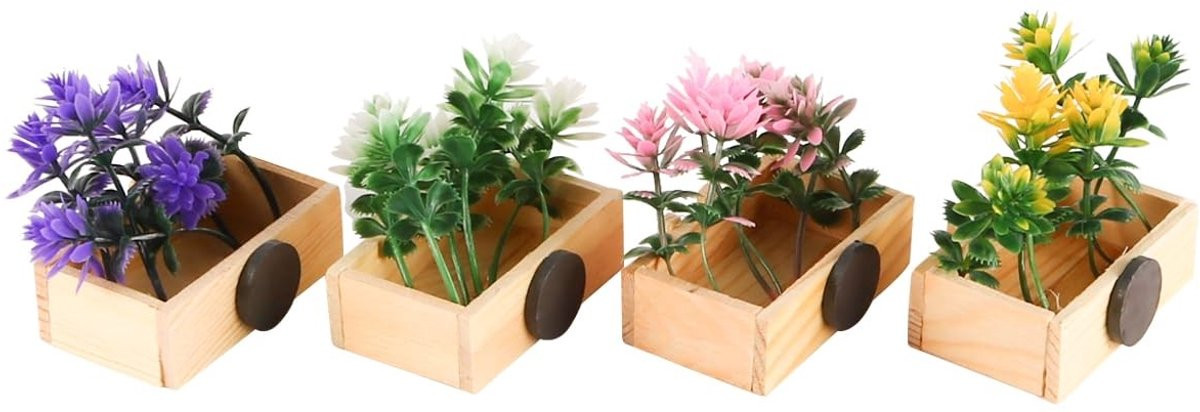 Dailygoods Handgemaakte Orchideeën Koelkastmagneten - Kunstmatige Bloemen Decoratie voor Thuis, Kantoor en School