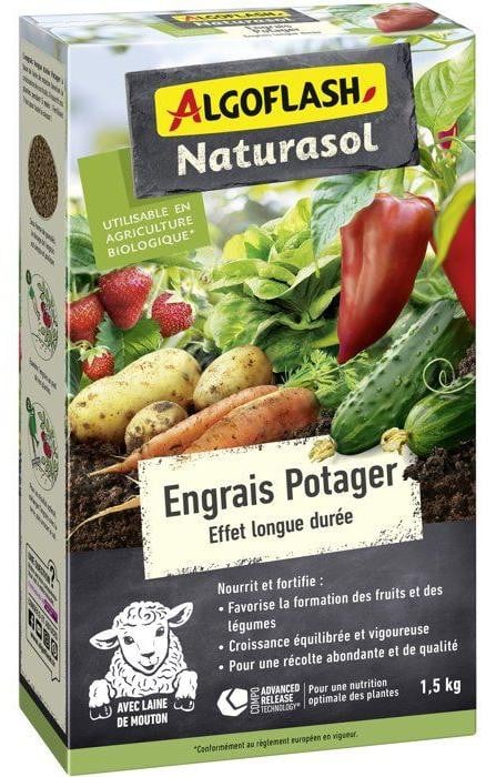 Algoflash Naturasol organische groentemeststof, 1,5 kg