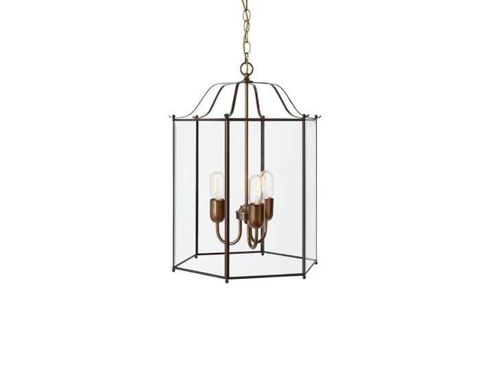Konsthantverk Glimminge 3 Pendelleuchte Ø32 cm Oxidiertes Messing