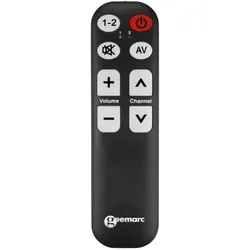 Geemarc TV-5 Universalfernbedienung lernfähig große Schrift