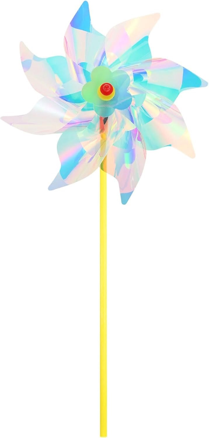 ServiceTopper Regenboog Windmolens 20 Inch - Plastic Wind Spinners voor Tuindecoratie