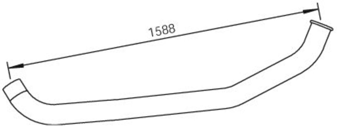 Abgasrohr DINEX 47693