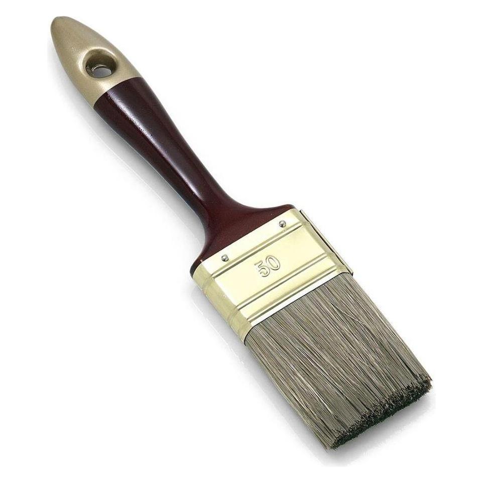 HP Autozubehör Lasurpinsel 2 " 50 mm dunkle Mischborste Messing Handwerker (50 mm) (56950)