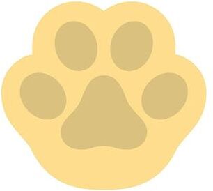 Drop Dash Deals Cat Paw Mouse Pad Non Slip Rubber For Office, Laptop, And Gaming Use yellow