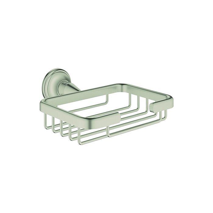 Grohe Essentials Authentic Ablagekorb 40659EN1 brushed Nickel, klein, verdeckte Befestigung