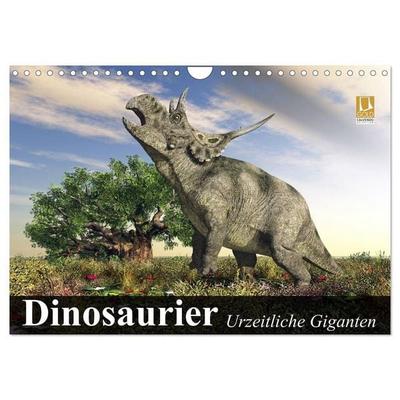 Dinosaurier. Urzeitliche Giganten (Wandkalender 2027 DIN A4 quer), CALVENDO Monatskalender