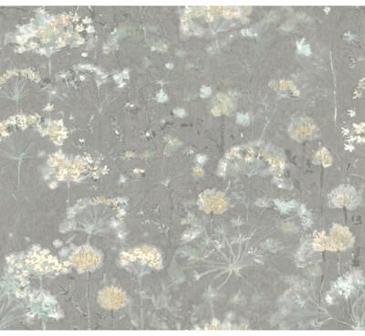 Candice Olson Botanical Fantasy Grey Wallpaper