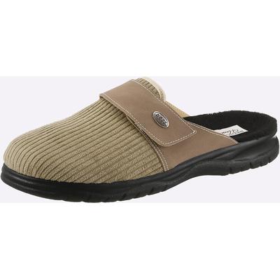 Pantoffel CASUAL LOOKS, Herren, Gr. 44, Textil, beige, Schuhe