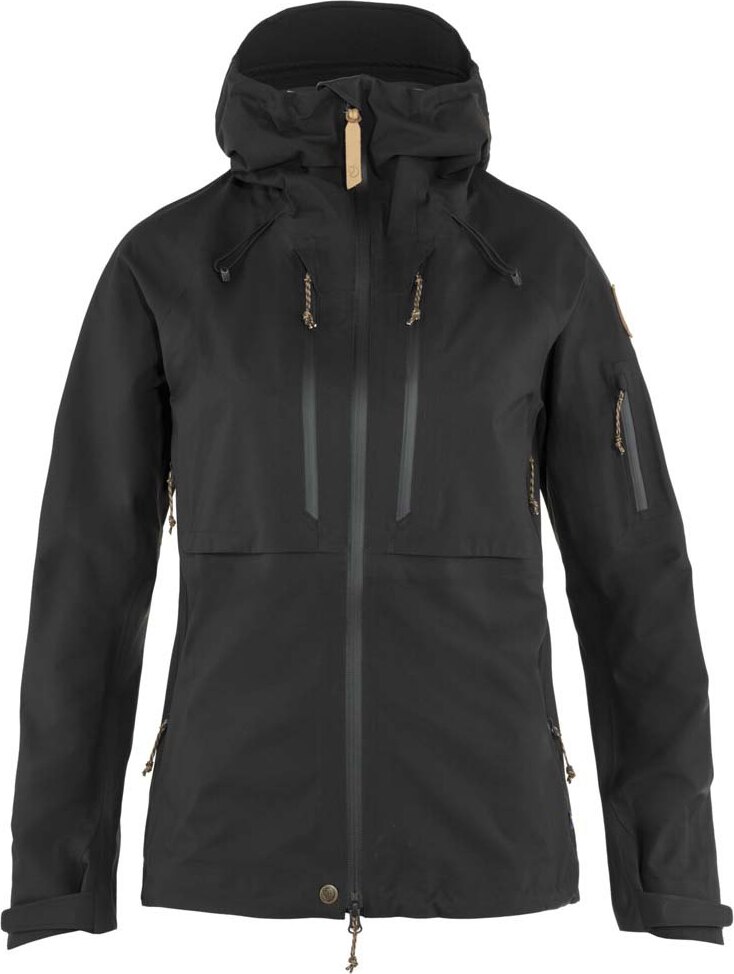 Fjällräven Keb Eco-shell Jacke Schwarz XL Frau Schwarz XL