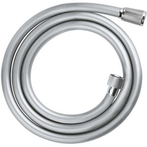 GROHE Duschschlauch Vitalioflex Comfort 28743002, verchromt, aus Kunststoff, Verdreh- & Knickschutz, Gewinde 1/2 Zoll, 1,5m