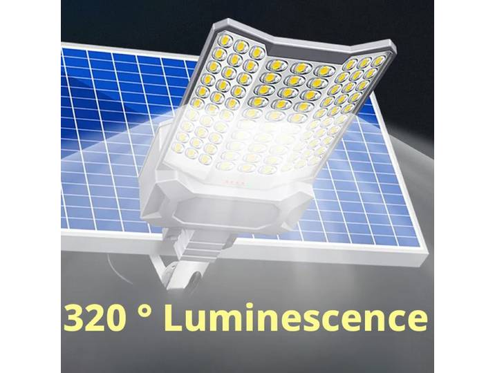 Lampe solaire 12000W, lampadaire solaire extérieur, système d'éclairage LED solaire pour allée, jardin, parking, place publique, cour