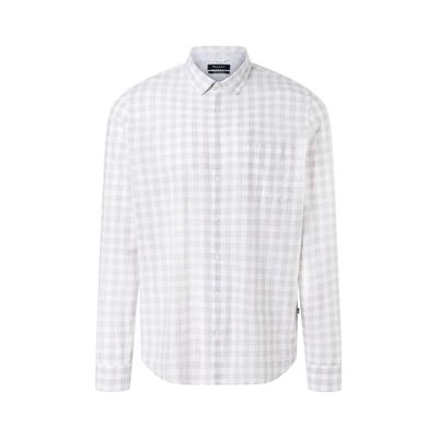 Langarmhemd MAERZ MUENCHEN "Maerz Muenchen 745101 Langarmhemd Herren Bekleidung", Herren, Gr. 39/40, EURO-Größen, beige, 100% Baumwolle, Hemden
