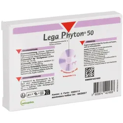 LEGA PHYTON 50 Erg.Futterm.Tabl.f.Hunde/Katzen 24 St