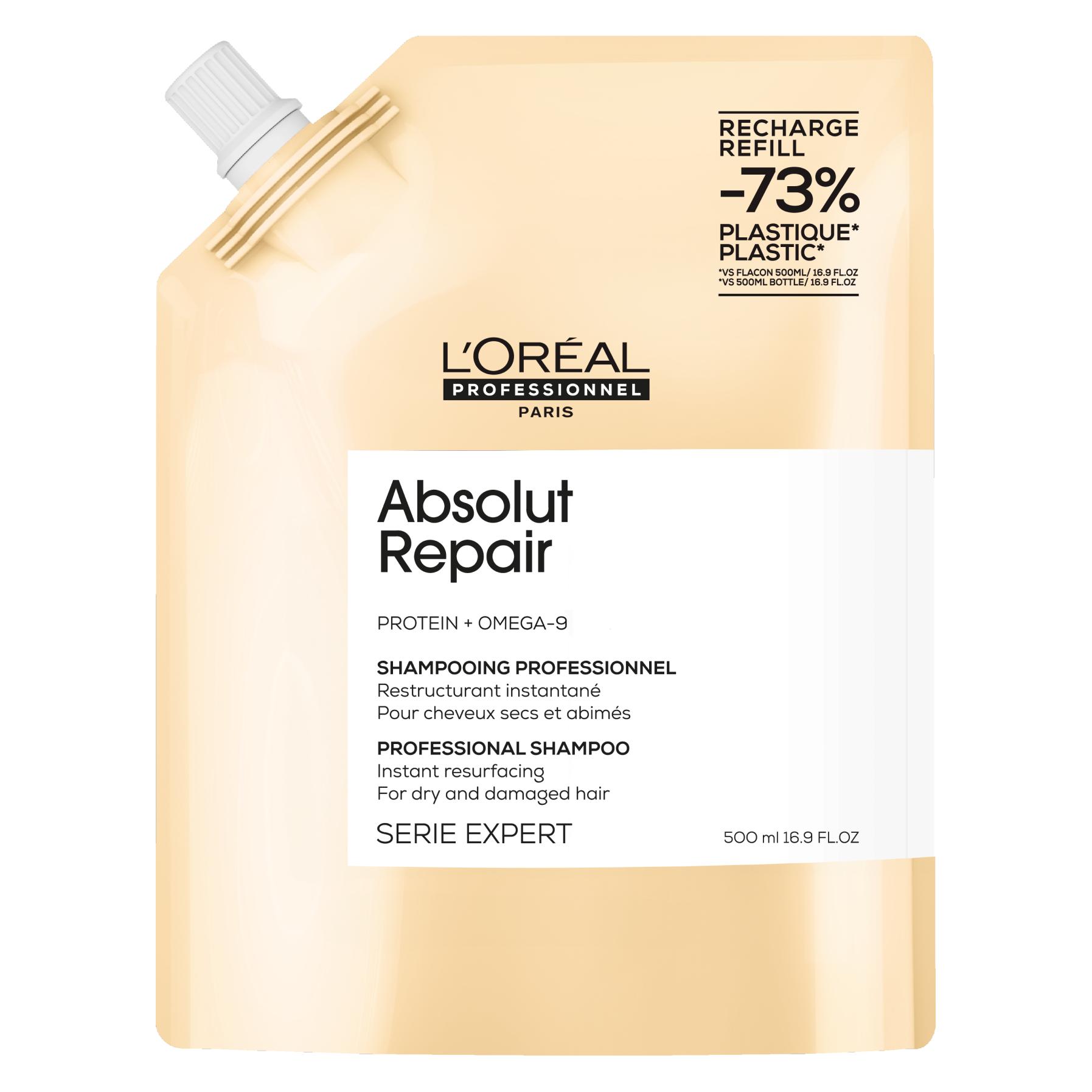 L'Oréal Professionnel Serie Expert Absolut Repair Refill Shampoo (Flüssiges Shampoo, 500 ml) (E4244500)