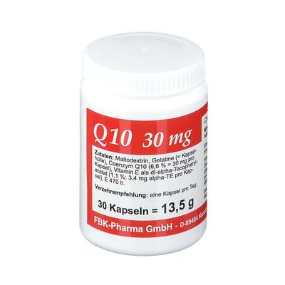 Q10 30 mg Kapseln St Stifte