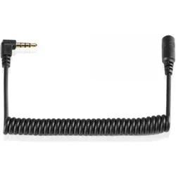 Shape LANC Coil Cable Male-Female 14" (Stativfuss), Stativ Zubehör, Schwarz
