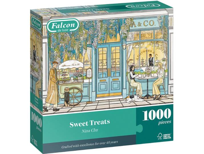 Falcon - Sweet Treats - 1000 stukjes puzzel - Meerkleurig