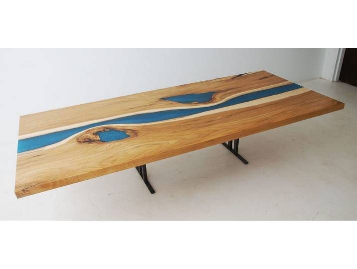 Xlmoebel Esstisch Massiver Esstisch aus echtem Holz mit zeitlosem Design (Esstisch), Hergestellt in Europa