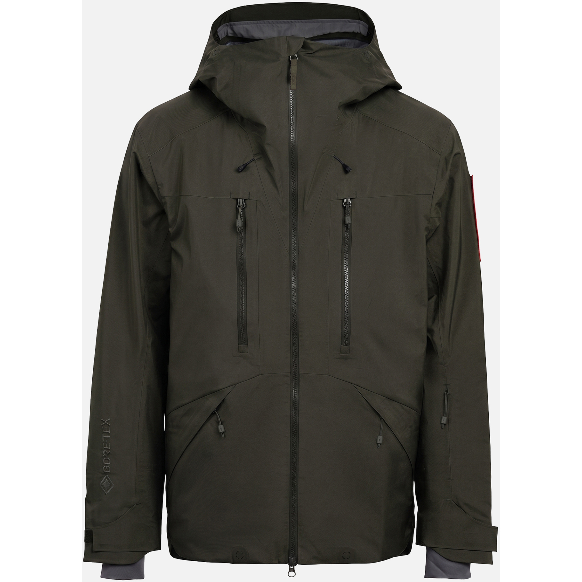 The Mountain Studio GTX Epe 3L Shell Herren Regenjacke schwarz Größe L Trekking Isolierend Wasserabweisend