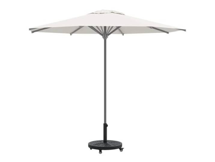 vidaXL Base de Parasol avec Roues pour mâts Ø38 / 48 mm 27 kg Rond\, Base de Parasol\, Pied de Parasol de terrasse\, Porte-Parasol\, Support de Parasol