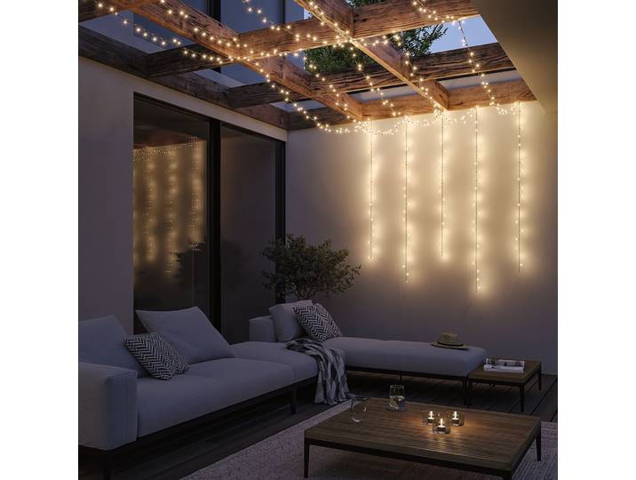 Guirlande lumineuse extérieure 740cm Noir
