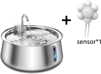 Inspire Picks 4L Stainless Steel Cat Water Fountain With Multi Layer Filtration System automatic Version