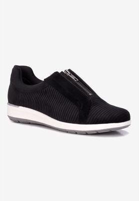 Women's Oliver Sneaker by Ros Hommerson in Black Corduroy (Size 8 M)
