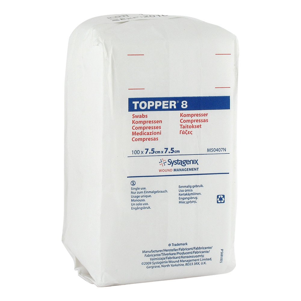 Solventum Germany GmbH Topper 8 Kompr.unsteril 7,5x7,5 cm 03420470
