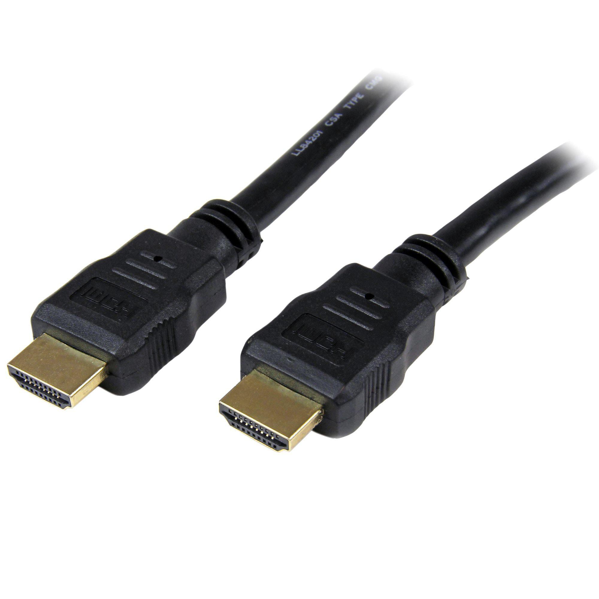 Startech.com HDMI Kabel 5m High Speed Ultra HD 4K 30Hz vergoldet schwarz