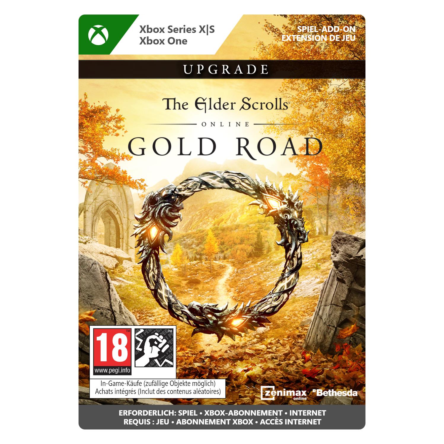 Microsoft Xbox The Elder Scrolls Online Upgrade: Gold Road Download Code (Xbox One S, Xbox One X, Xbox Series S, Xbox Series X) (7CN-00150)