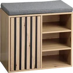 Schuhschrank mit Sitzkissen, FSC