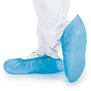 Franz-Mensch Überschuhe Hygostar CPE, Einweg, für Hygomat, wasserdicht, blau, 110 Stück
