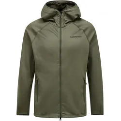 Peak Performance, Herren, Skijacke, Midlayer Hoodie (S), Grün, S