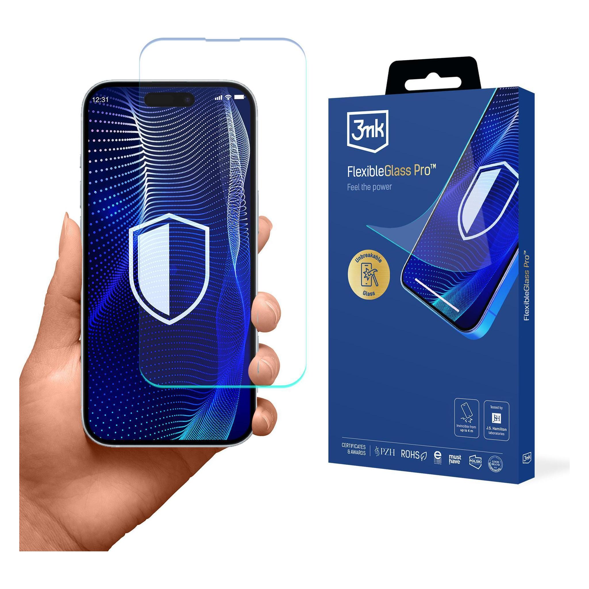 3MK Szkło hybrydowe FlexibleGlass Pro do Apple iPhone 17 Air (Apple iPhone 17) (5903108675215)