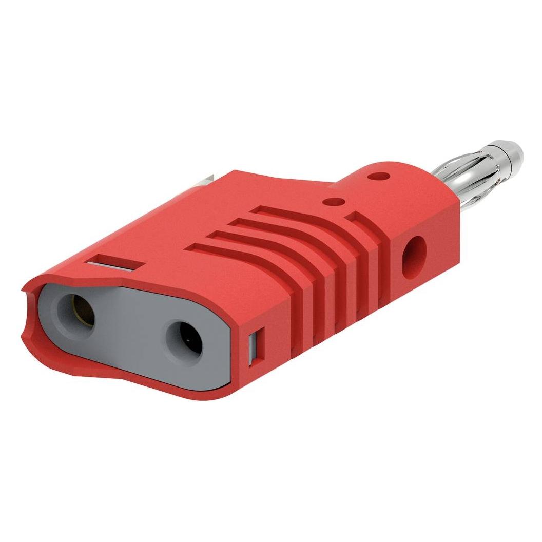 Electro PJP 1087-CD1-R Bananenstecker Stecker, gerade Stift-Ø: 4 mm Rot 1 St. (1087-CD1-R)