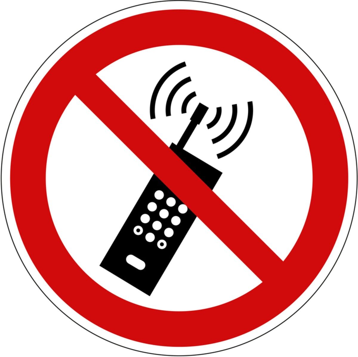 Eichner Verbotsschild Mobilfunk verboten (9225-10070-010)
