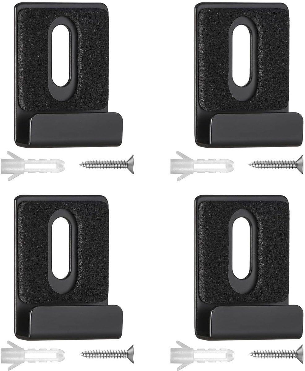 Solidchoice Set van 4 stabiele wandspiegel beugels met schroeven