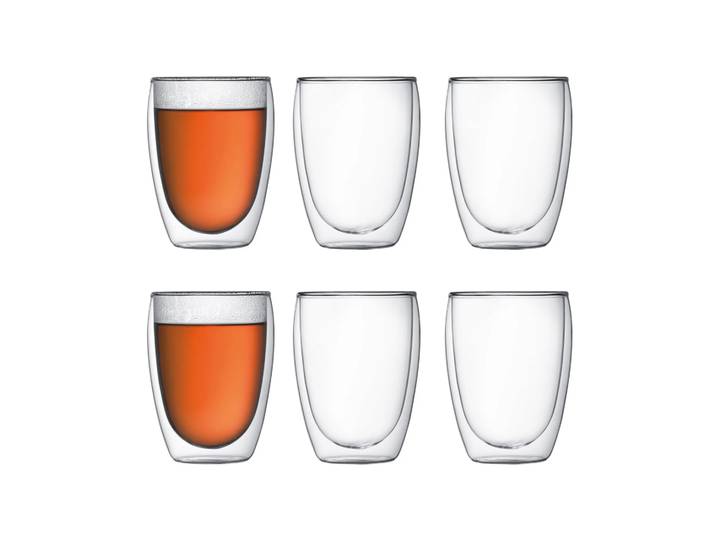 Bodum Lot 6 verres Pavina double paroi 0,35 L
