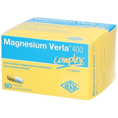 Magnesium Verla 400 Kapseln 90 St