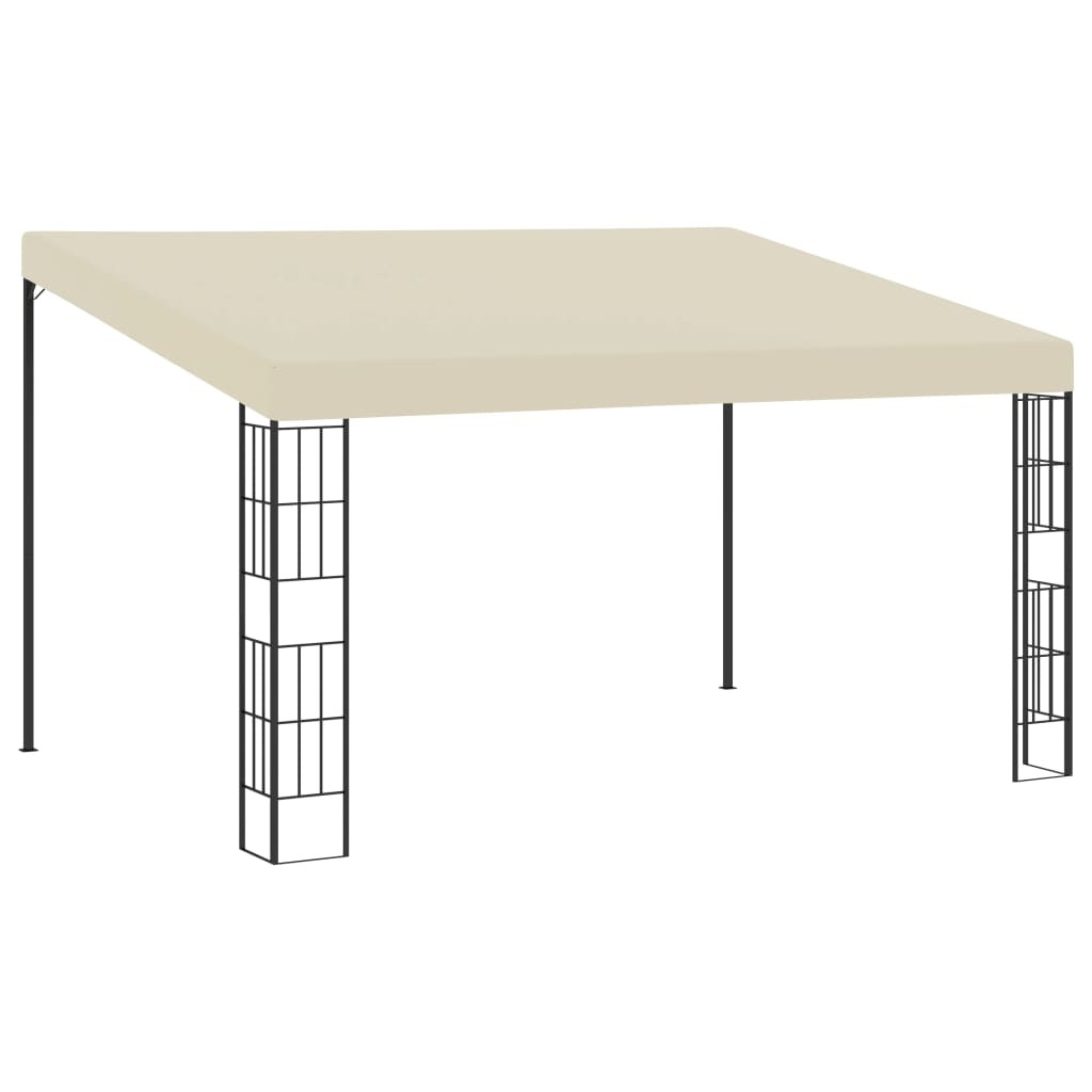 Wand-Pavillon 3x4 m Creme Stoff
