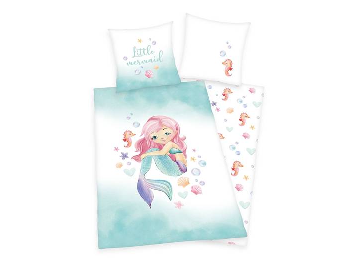 Parure de lit Little Mermaid 135 x 1 x 200cm Multicolore