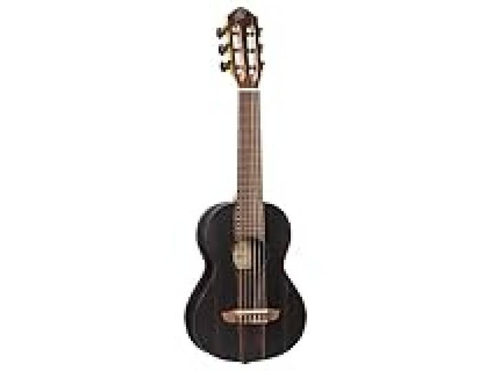Ortega Guitars Guitare de Voyage – Mini Travel Series – Ébène, Naturel (RGL5EB)