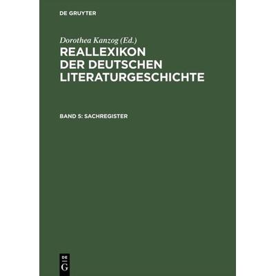 Sachregister, Gebundene Ausgabe von , De Gruyter, 978-3-11-008816-8