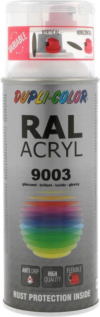 european aerosols DUPLI-COLOR RAL 9003 signalweiß glanz, 400 ml